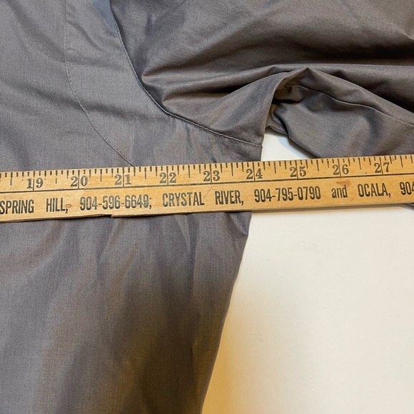 Mens Members Only Jacket Size 42 Gray Racer Lined Bomber Europe Craft - Picture 8 of 9